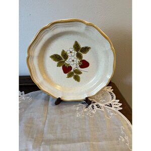 Vintage Mikasa Strawberry Fields Salad Plate